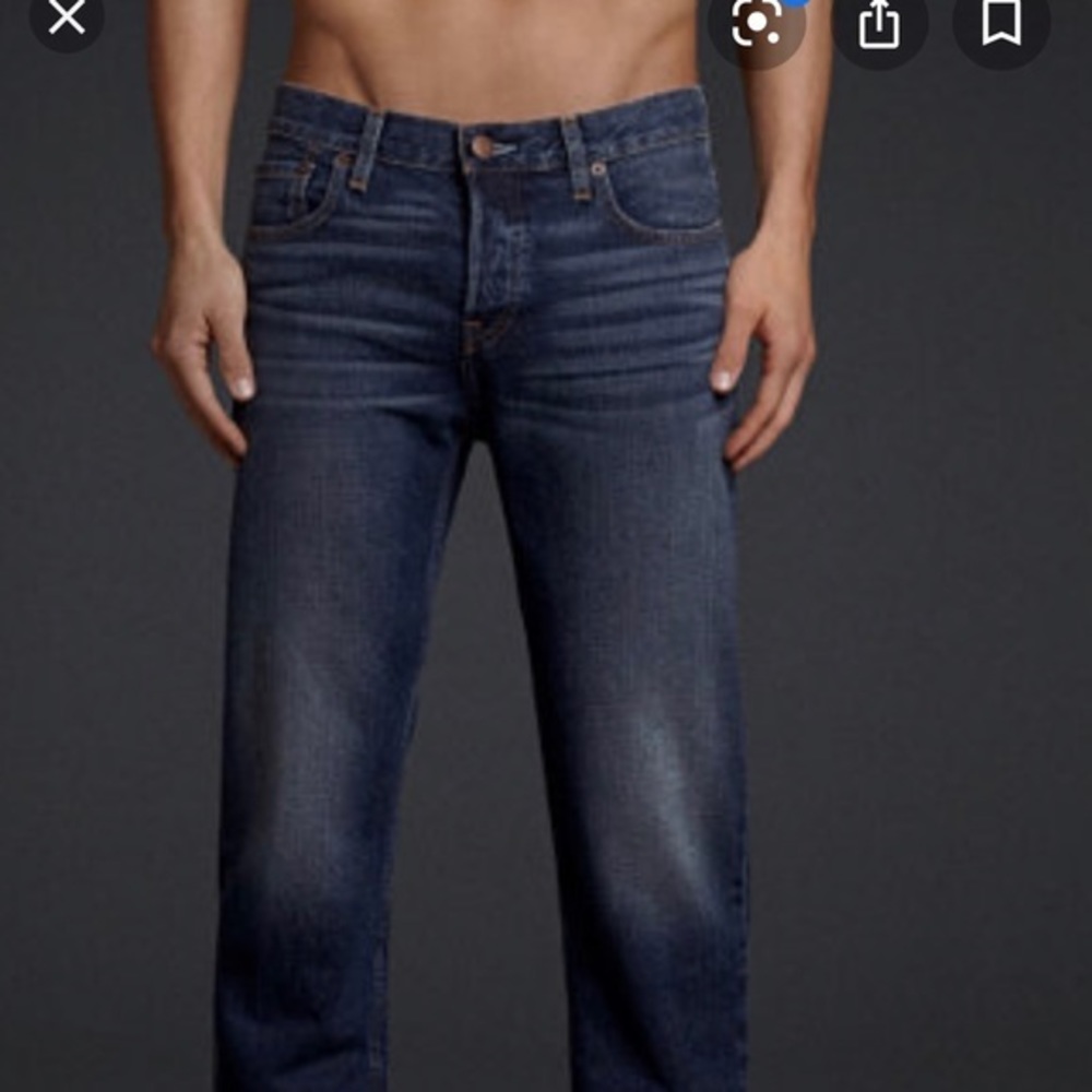 Hollister Slim Straight Button down Denim …